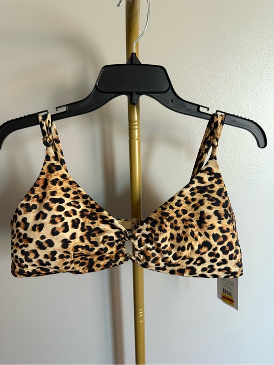 Andie Other - NWT Andie The Bonita Bikini Top – Cheetah Print (XL)